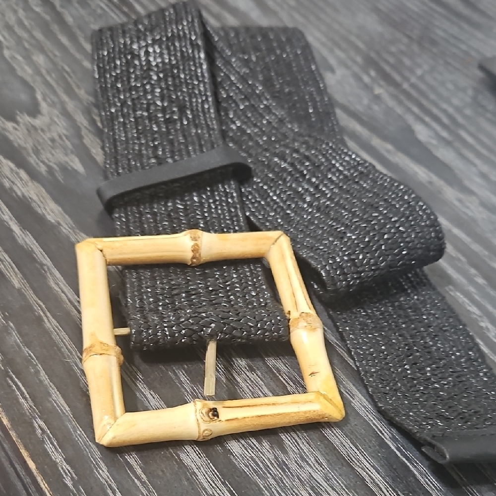 Bamboo Woven Stretch Belt Medium